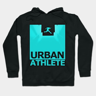 Urban Athlete Aqua Print Hoodie